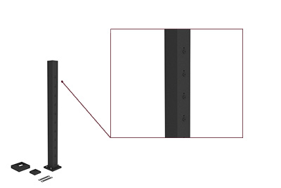 2-1/2″ End Transition Post