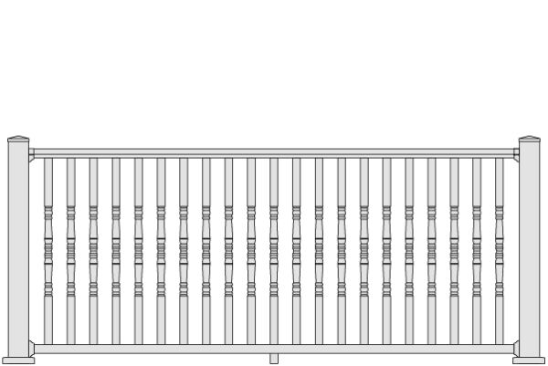 Raven Vinyl Deck Railing | Digger Specialties, Inc.