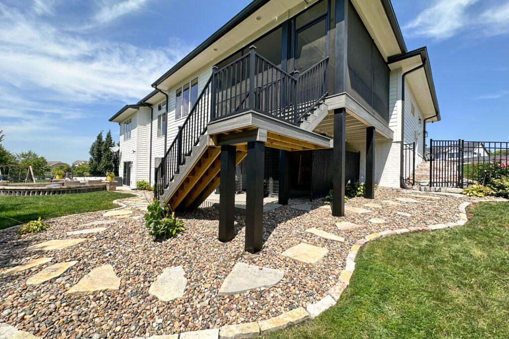 Vinyl Porch Column Wraps Non Tapered PVC Porch Columns | Crawl Space